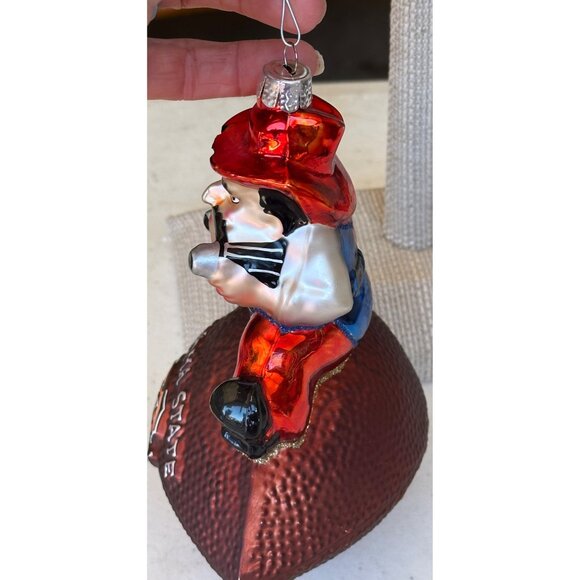 Oklahoma State University Cowboys Football Pistol Pete Metallic Ornament (READ) - Picture 5 of 10